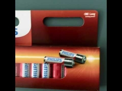 Детские игрушки PHILIPS 2 щелочные батарейки AAA 9 В LR03P2B, одобрено ROHS